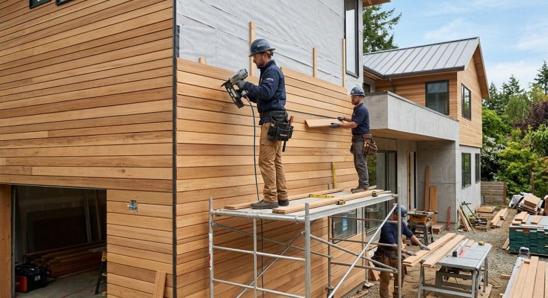Wood Siding Installation