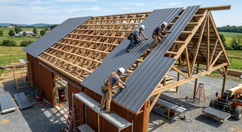 Barn Roof Construction in Alexandria, VA