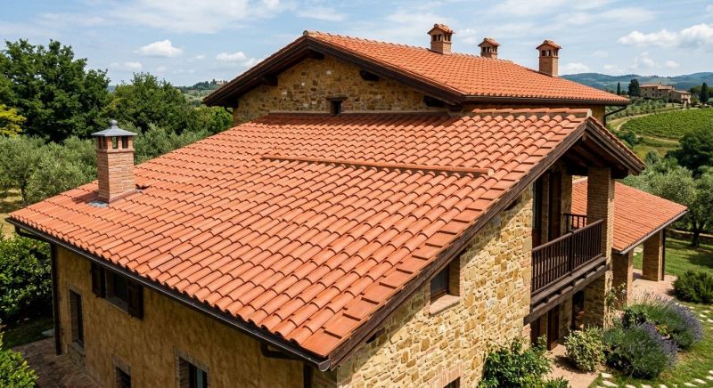 Clay Tile Roofing Installation in Fredericksburg, VA