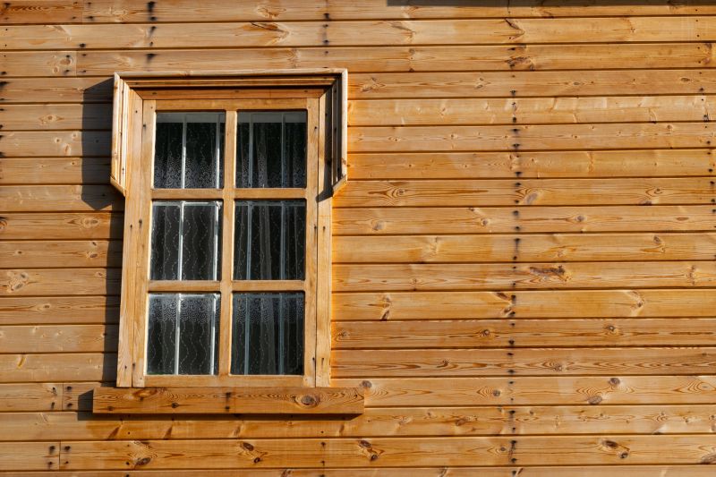 Wood Cladding Installation in Spring