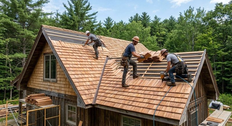 Wood Roofing Installation in Alexandria, VA